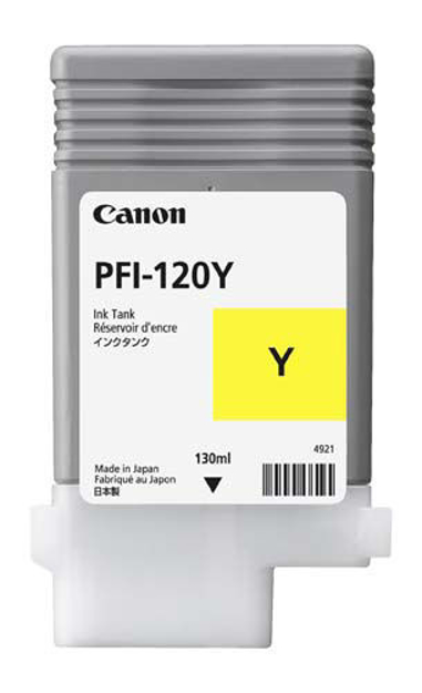 Picture of Canon (PFI120Y) Yellow Ink Tank - 130 Ml