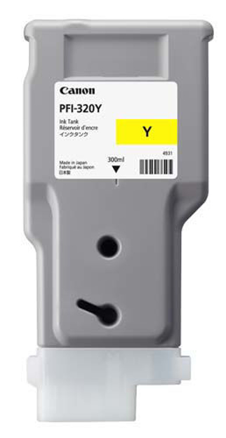 Picture of Canon (PFI320Y) Yellow Ink Tank - 300 Ml