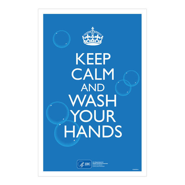 Picture of Covid-19 CDC Keep Calm Poster