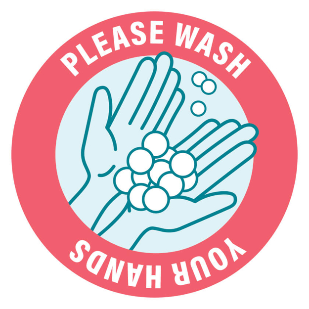 Picture of Covid-19 Window/Wall/Vehicle Graphics Wash Your Hands