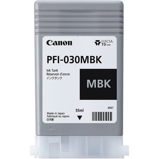 Picture of Canon (PFI030MBK) Matte Black Ink Tank - 55 ML